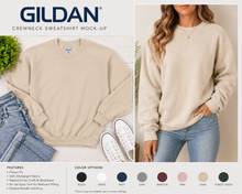 Load image into Gallery viewer, Soccer Mom Design 13 – Gildan Crewneck Sweater
