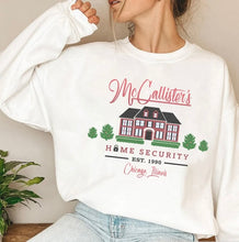 Load image into Gallery viewer, McCallister’s Home Security Crewneck sweater
