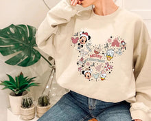 Load image into Gallery viewer, Disney Merry Christmas Crewneck
