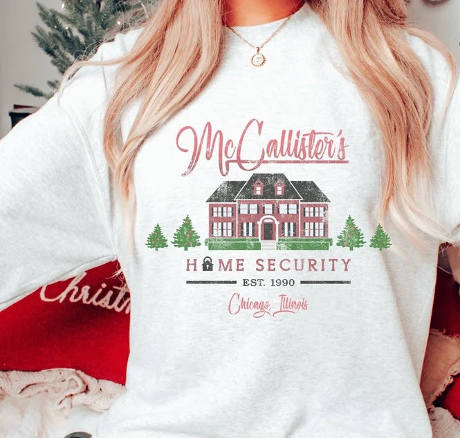 McCallister’s Home Security Crewneck sweater