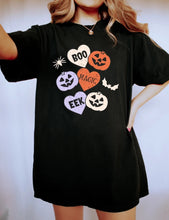 Load image into Gallery viewer, EEK! Its Halloween tee MINI/MOM sizing
