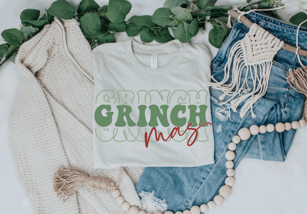 Grinchmas Tee Or Crewneck sweater