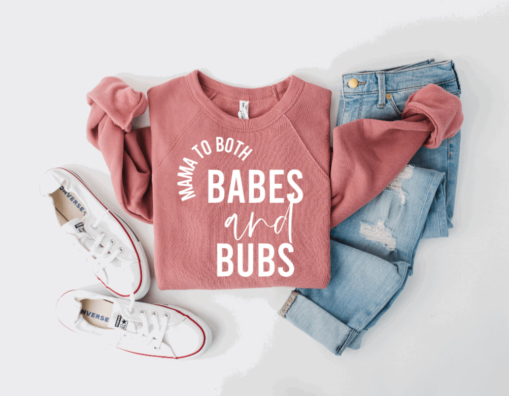 Mom To Both Babes & Bubs sweater